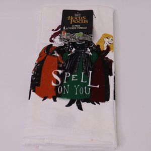 Disney Hocus Pocus Halloween Kitchen Towels New Pack Of 2